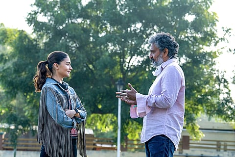 Alia Bhatt arrives in Hyderabad for the shoot of RRR.