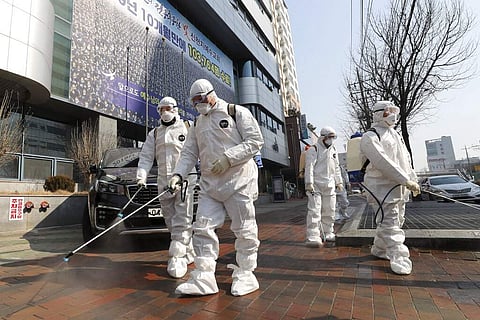 Global pandemic alert (Kim Jun-beom/Yonhap via AP, File)
