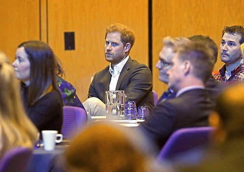Prince Harry (Andrew Milligan/Pool Photo via AP)
