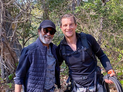 Rajinikanth and Bear Grylls (Source: Internet)