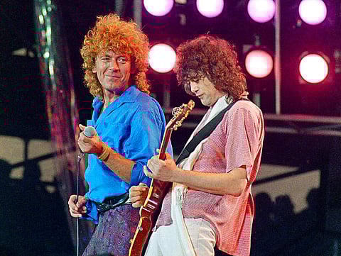 Robert Plant & Jimmy Page of Led Zeppelin (AP Photo/Amy Sancetta/File)