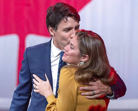 Canadian PM Justin Trudeau and wife Sophie (Ryan Remiorz/The Canadian Press via AP)