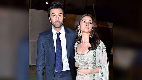 Ranbir Kapoor with Alia Bhatt