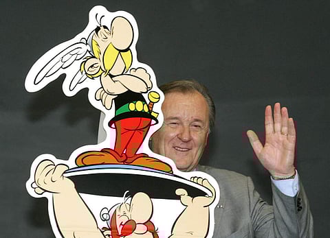 Albert Uderzo (AP Photo/Joerg Sarbach, File)