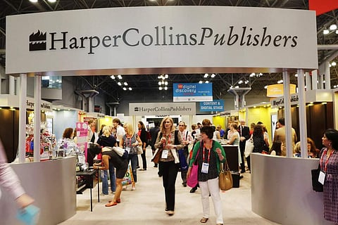 HarperCollins at an earlier edition BookExpo America (AP Photo/Mark Lennihan, File)
