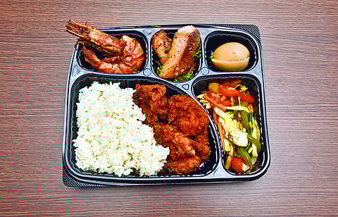 Non-vegetarian bento box