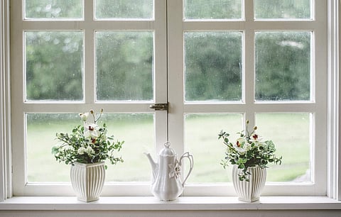 Energy comes through windows and doors, so they should always be kept clean