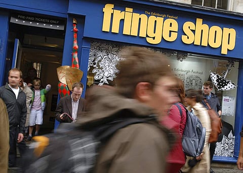Fringe Shop on Edinburgh's Royal Mile (AP Photo/Scott Campbell, File)