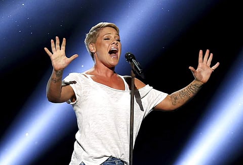 Pink (Photo by Matt Sayles/Invision/AP, File)