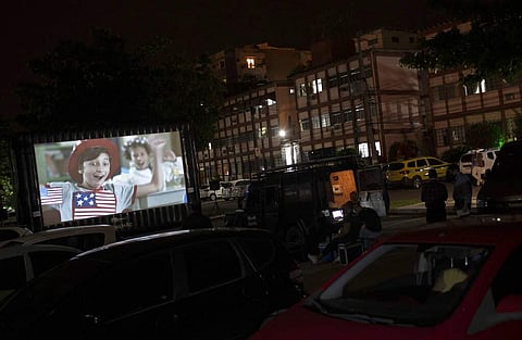 Community screenings in Rio, Brazil (AP Photo/Silvia Izquierdo)