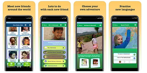 A screenshot of the One Globe Kids App