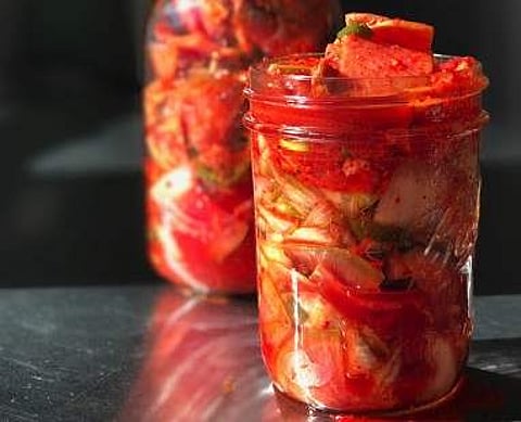 Watermelon kimchi