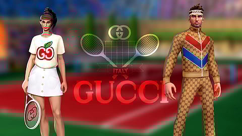Gucci teams up with mobile game Tennis Clash for a unique collaboration