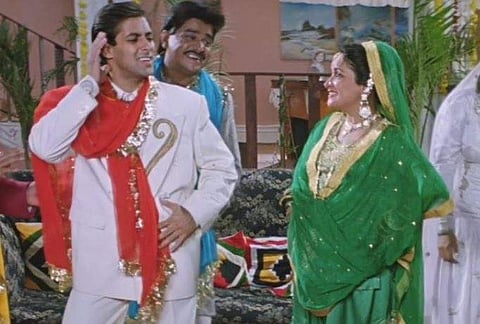 Himani Shivpuri and Salman Khan