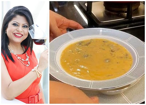 Sonal Holland, Master of Wine shares her recipe of Creamy Mushroom Soup with White Wine