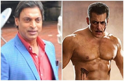 Shoaib Akhtar and Salman Khan