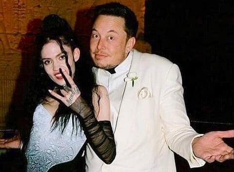 Grimes and Elon Musk (Image: Internet/File/Archives)