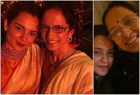 Kangana with her mother Asha Ranaut