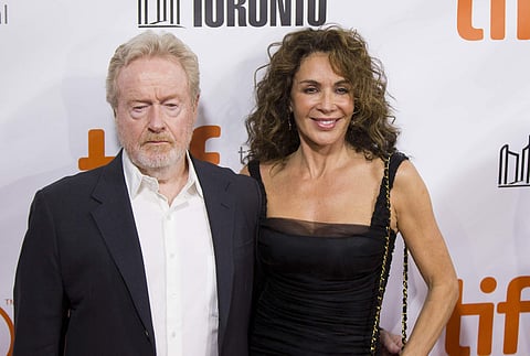 Ridley Scott & Giannina Facio (Photo: IANS/File)