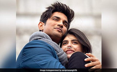 Sanjana Sanghi with Sushant