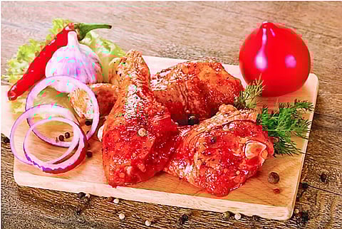 Tangri kebab, ready to fry!