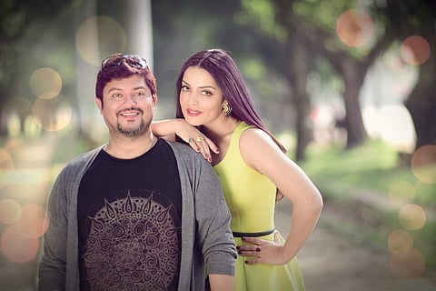 Ram Kamal Mukherjee with Celina Jaitly