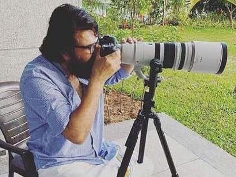 Mammooty turns photographer (Photo: IANS)