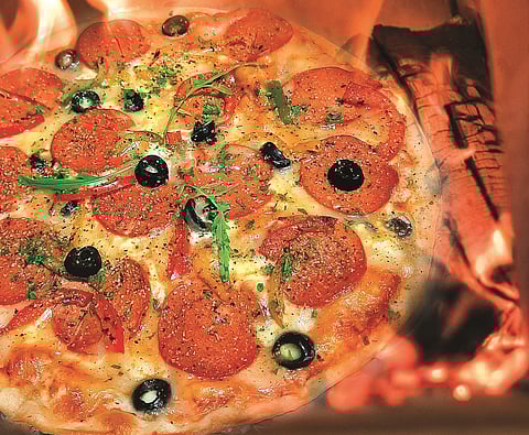 Mediterranean lamb pepperoni