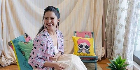 A bright jacket from The Khadi Cult's newest collection