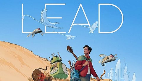 The cover art for Lead by Tejas Menon