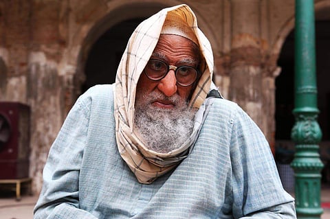 Amitabh Bachchan as Mirza in Gulabo Sitabo