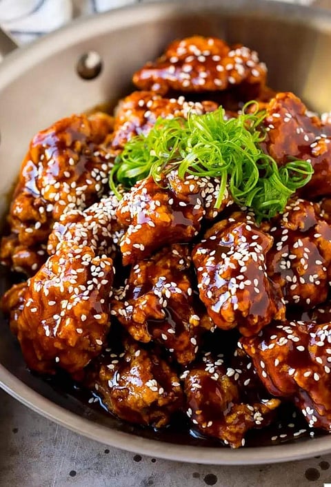 Korean-style fried chicken