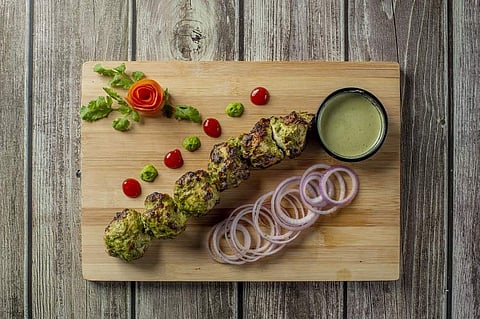 Pudina Malai Chicken Tikka