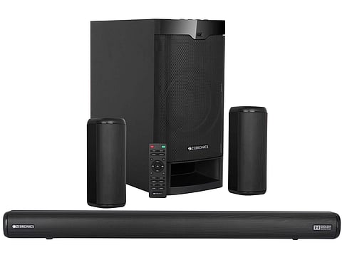 Zebronics launches the ZEB-Juke Bar 9400 Pro Dolby 5.1, a Dolby Digital-powered sound bar