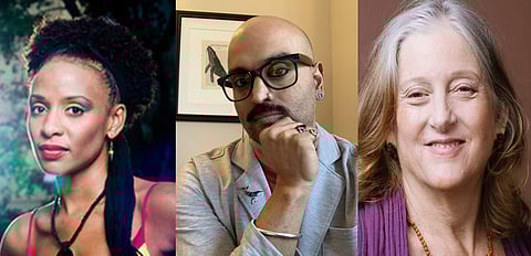 Venus Jones, Rajiv Mohabir and Annie Finch