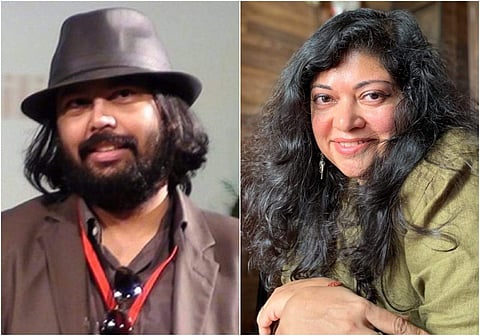 Director Abhigyan Jha and his wife, screenwriter and producer Mrinal Jha