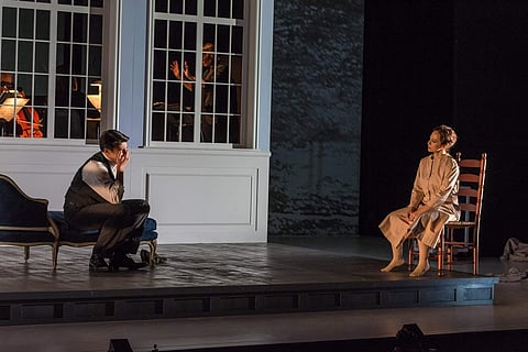 A scene from Ellen West at its world premiere at Opera Saratoga