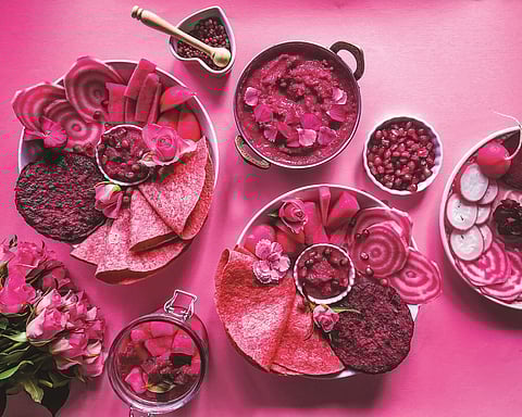 Purple platter by Jahnabi Basumatary