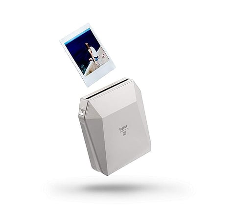 A square format smartphone printer launched by Fujifilm in India