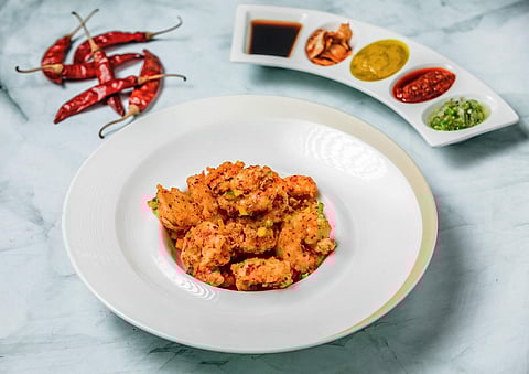 Butter Chilli Garlic Prawns from Celeste