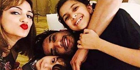 Sushant with his sister Shweta