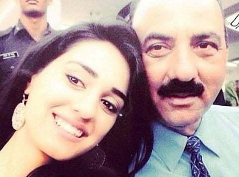 Disha Patani with her father, Jagdish Patani