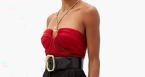 Jewel tones dominate this season, thanks to labels like Goat and Alexander McQueen