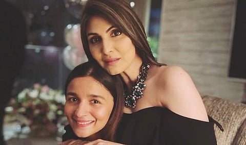 Alia with Riddhima on her birthay