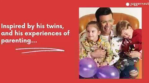 Filmmaker Karan Johar has penned a book for children inspired by his twins and his experience of parenting