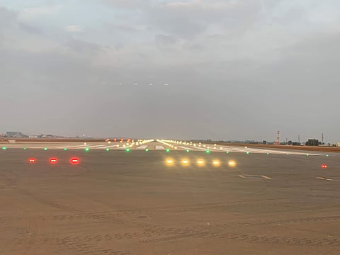 A view of the South Runway
