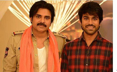 Pawan Kalyan from the sets of Gabbar Singh. Courtesy: Internet
