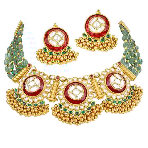 The Maharani of Jaipur set