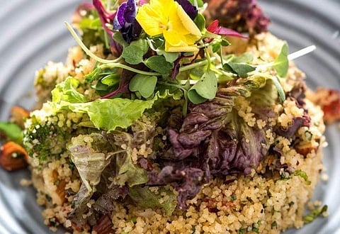 Chef Pabaney's Curried Couscous with Toasted Almonds