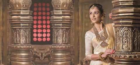 Exhibition for elegant clothing and jewellery brands at The Folly